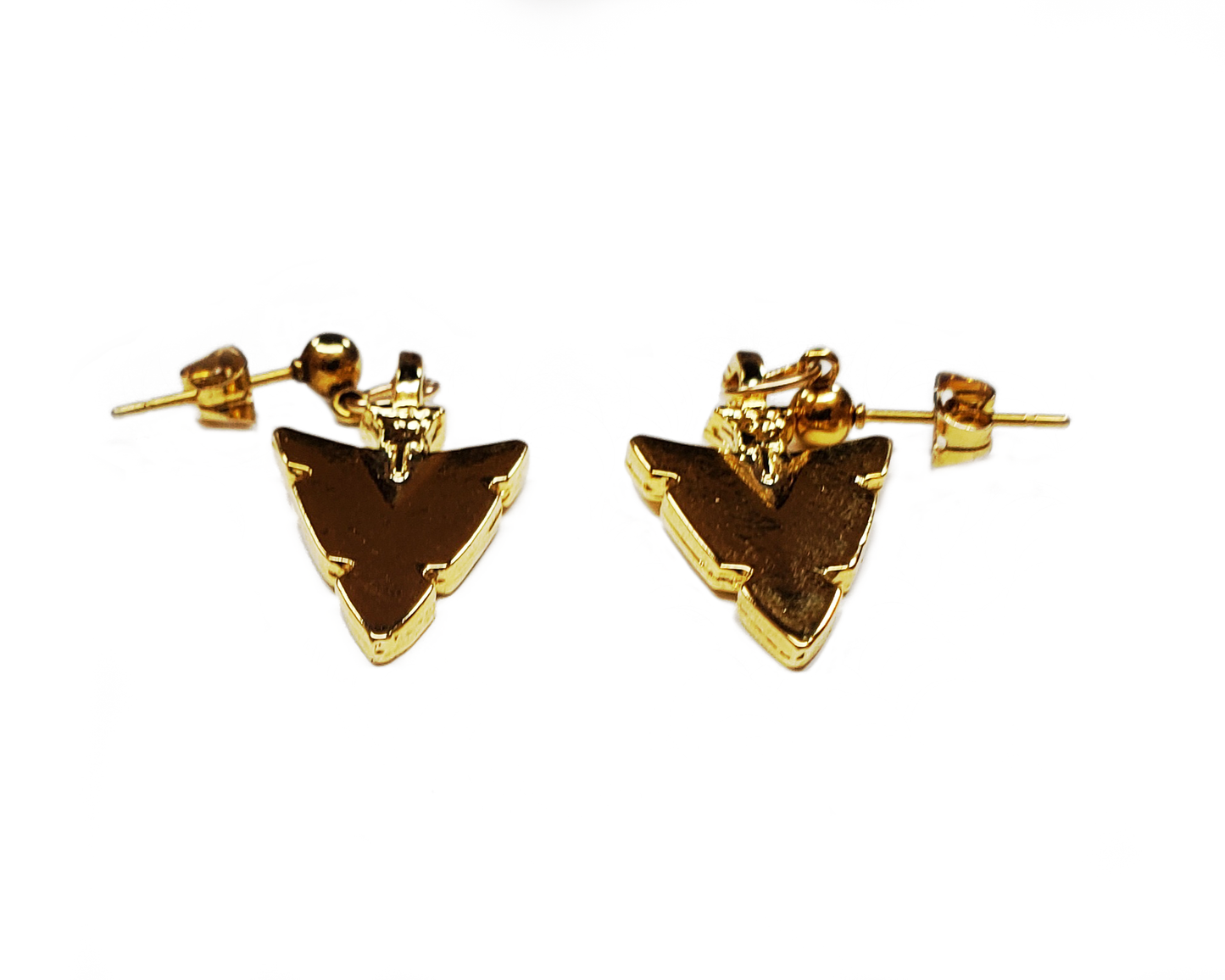 Gold Plated Arrow Earrings