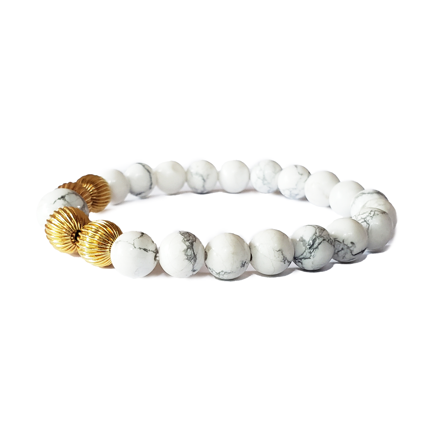 Howlite & Goldfilled Bracelet